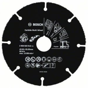 Диск отрезной универсальный BOSCH Carbide Multi Wheel 125х1.0х22,23 по дереву