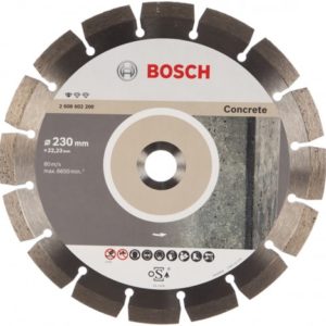Описание алмазного диска BOSCH Standard for Concrete 230x2,3x22,23